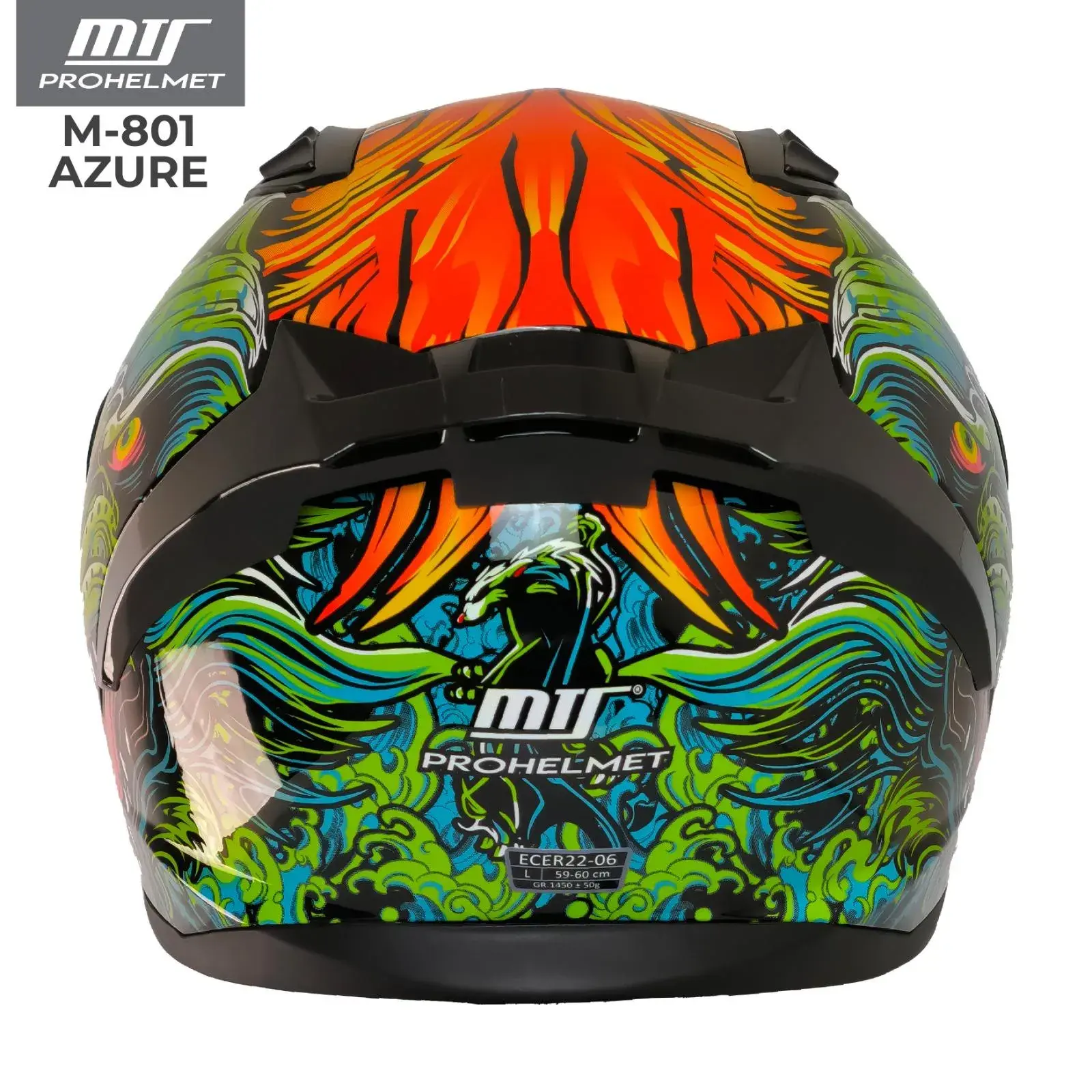 MTS M-801 AZURE FULLFACE KASK (IRIDYUM GRİ VİZÖR)